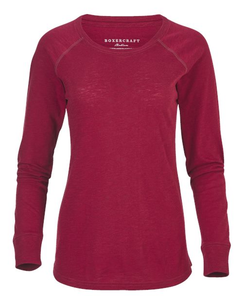 Women's Solid Preppy Patch Long Sleeve T-Shirt