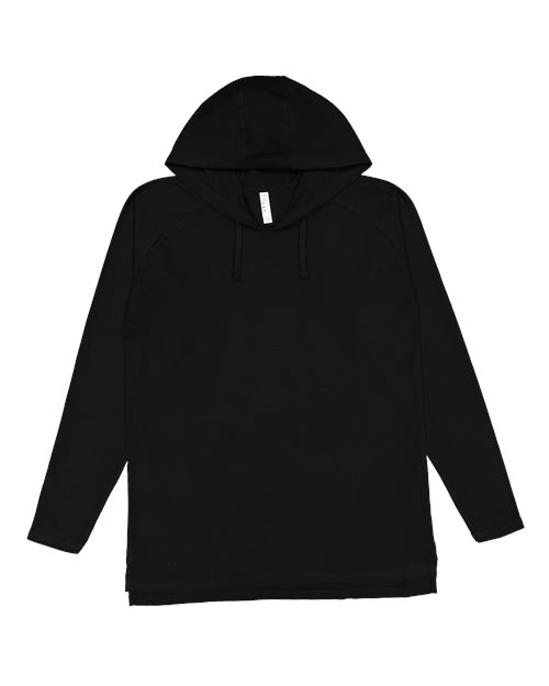 Men's Fine Jersey Hooded Long Sleeve Raglan T-Shirt