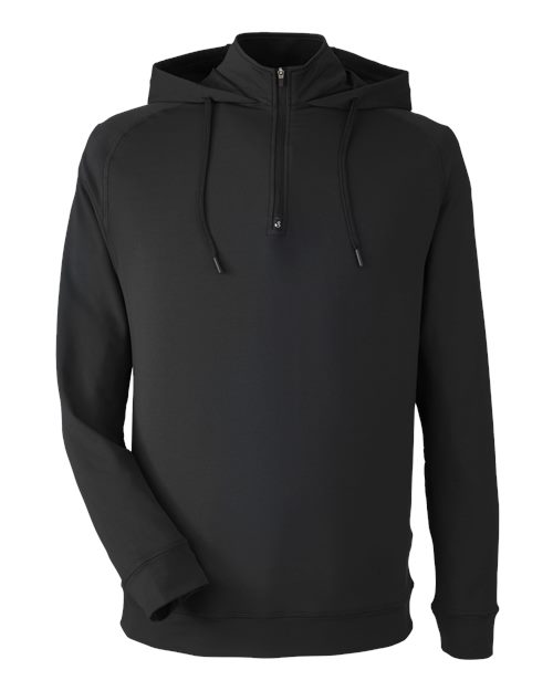 Unisex Vandyke Quarter-Zip Hooded Pullover
