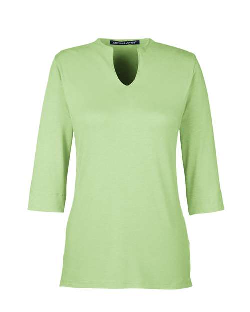 Women's Perfect Fit Tailored Open Neckline Top