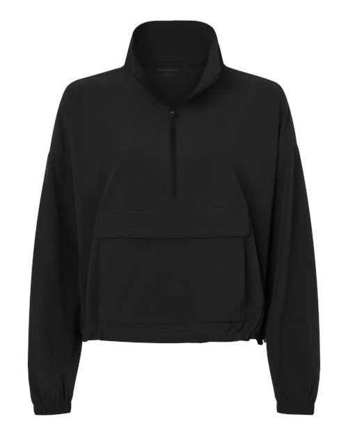 Women's Stretch Woven Quarter-Zip Pullover