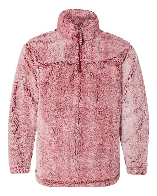 Unisex Sherpa Fleece Quarter-Zip Pullover