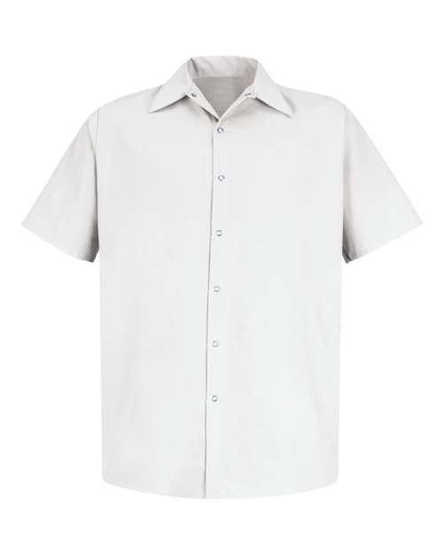 Men's Tall Specialized Short Sleeve Pocketless Work Shirt