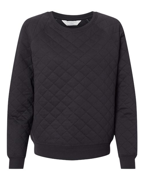 Women's Quilted Crewneck Pullover