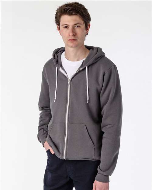 Unisex USA-Made Flex Fleece Full-Zip Hooded Sweatshirt