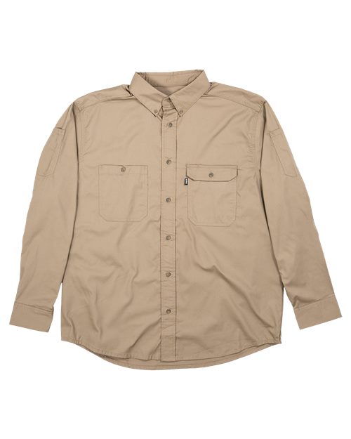 Men's Utility Lightweight Canvas Woven Dress Shirt