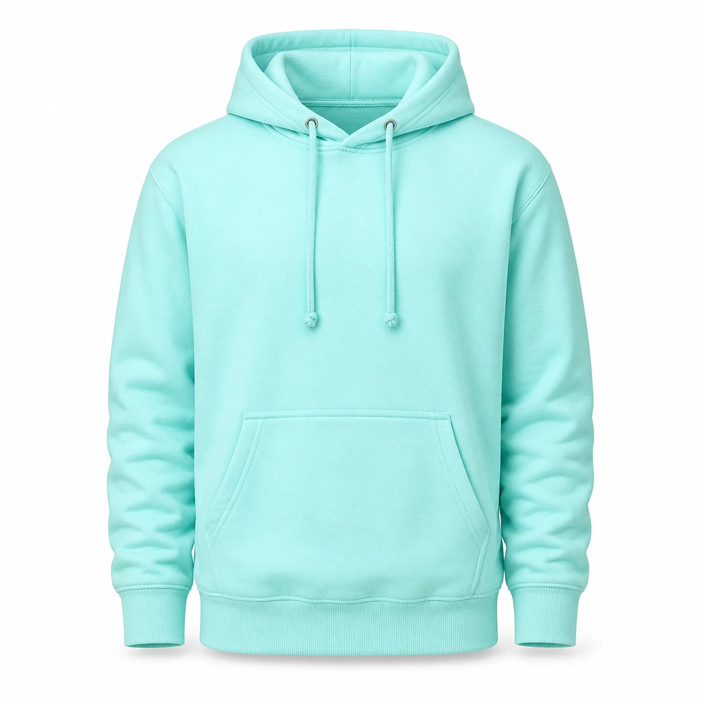 The Reserve Collection 101 Adult Comfort Hoodie Celadon front view for custom printing