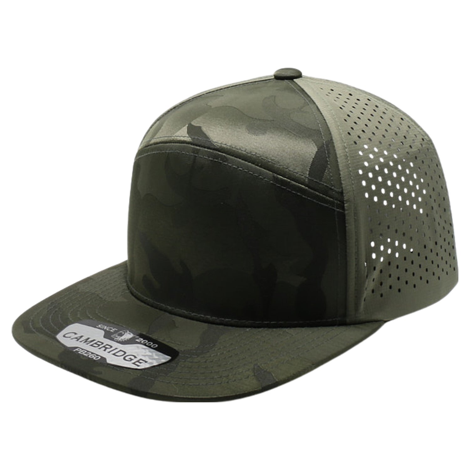 Shiny Camo Camper Perforated