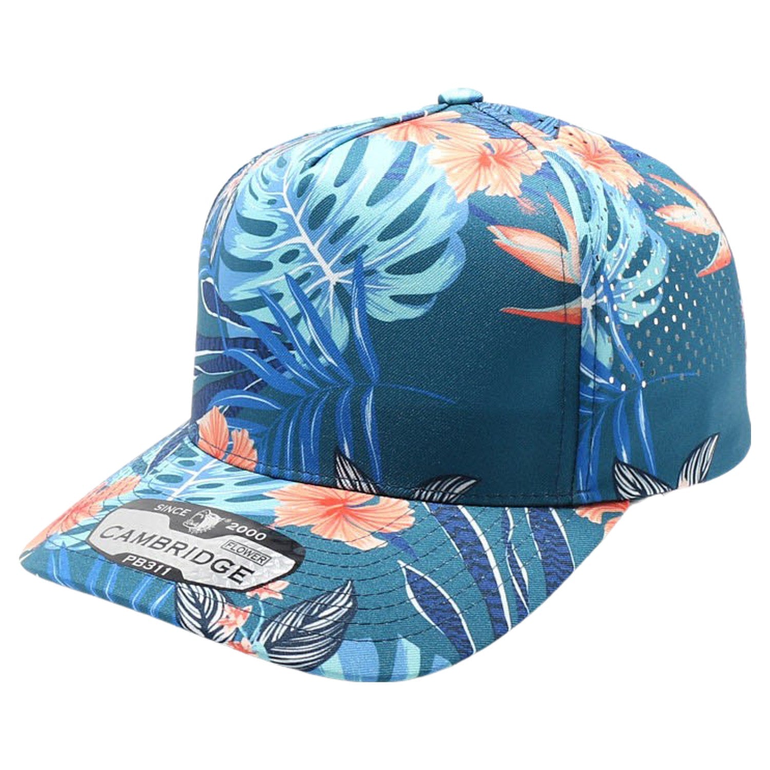 5 Panel Floral Perforated