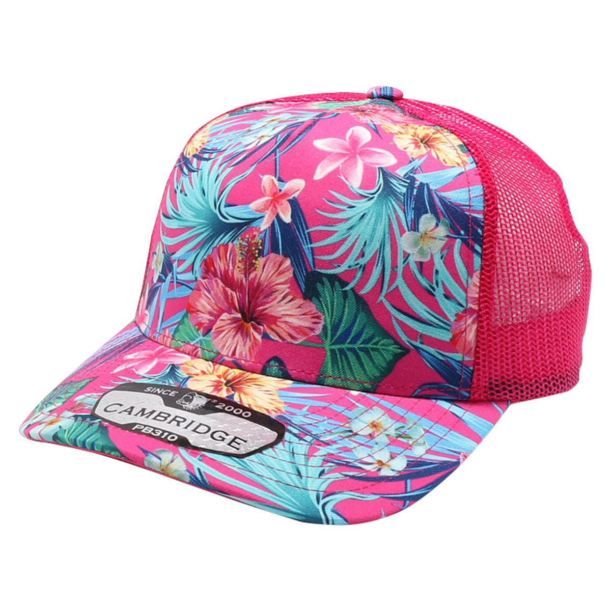 5 Panel Floral Meshback