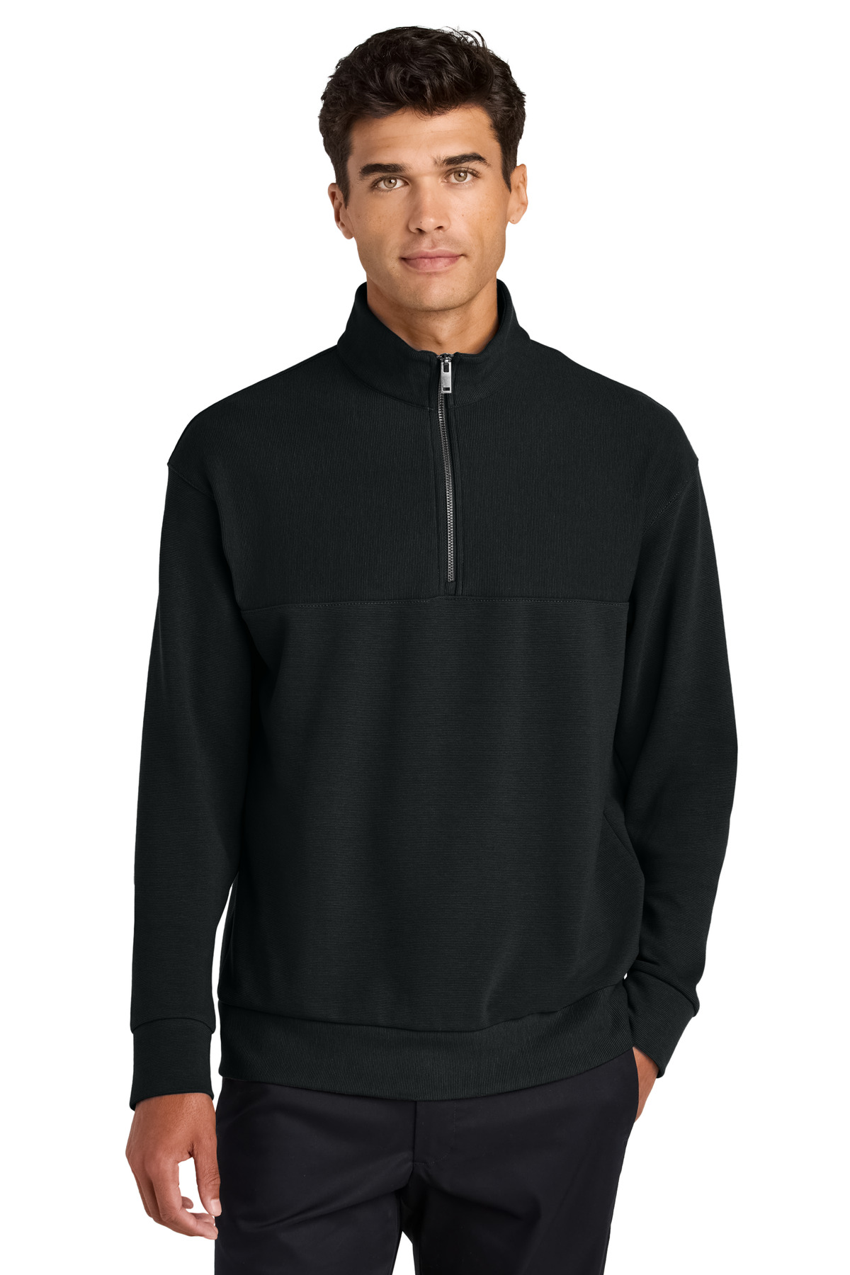 Linear Texture 1/4-Zip