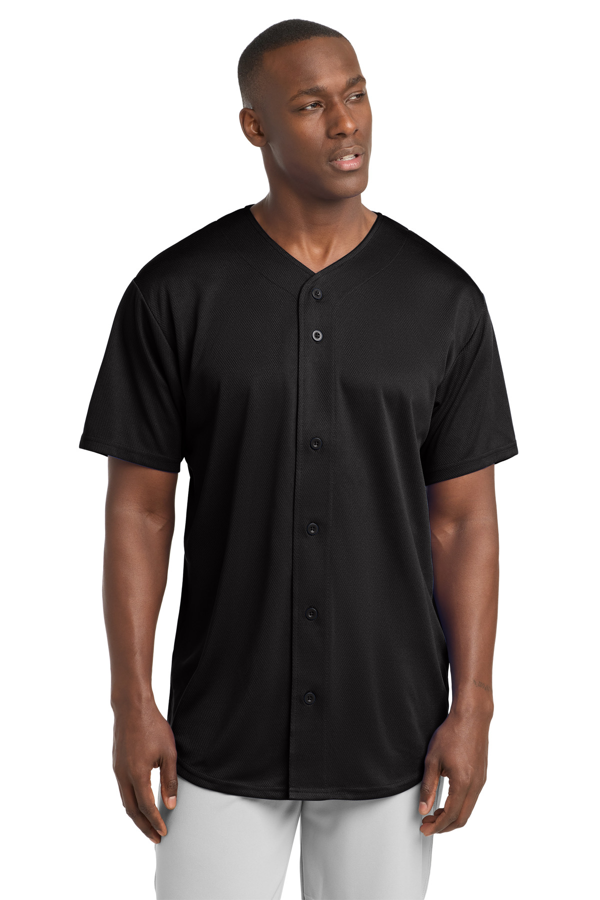 PosiCharge Tough Mesh Full-Button Jersey